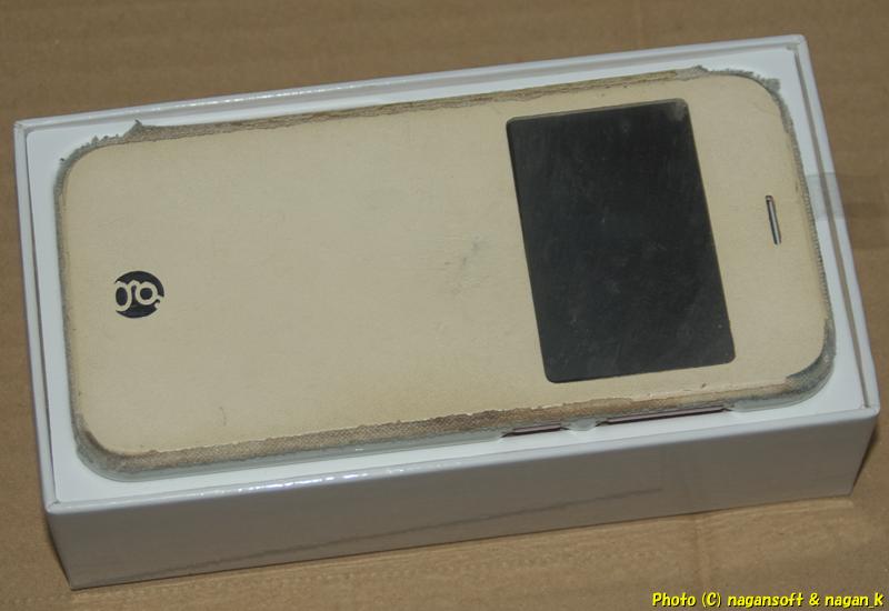 goo Smartphone goo g02 with pre-installed flip cover