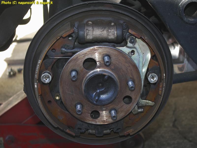 2025年11月22日、「なが～ン」所有車、クラウンワゴン、リヤブレーキ