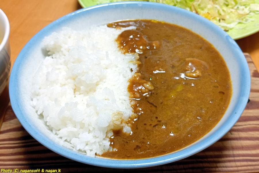 泉佐野カレー ご飯にかけた、2025年12月14日撮影、なが~ンのごちゃごちゃ