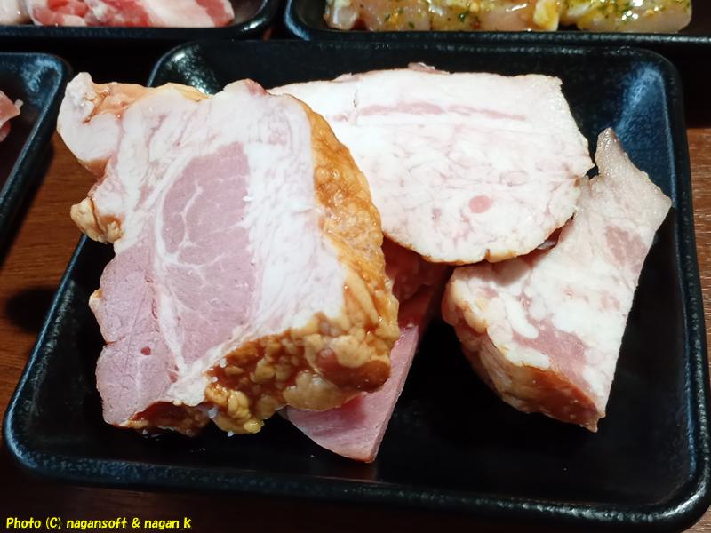 泉佐野市 焼肉バイキング左近 末広店 ベーコン、2025年12月25日撮影