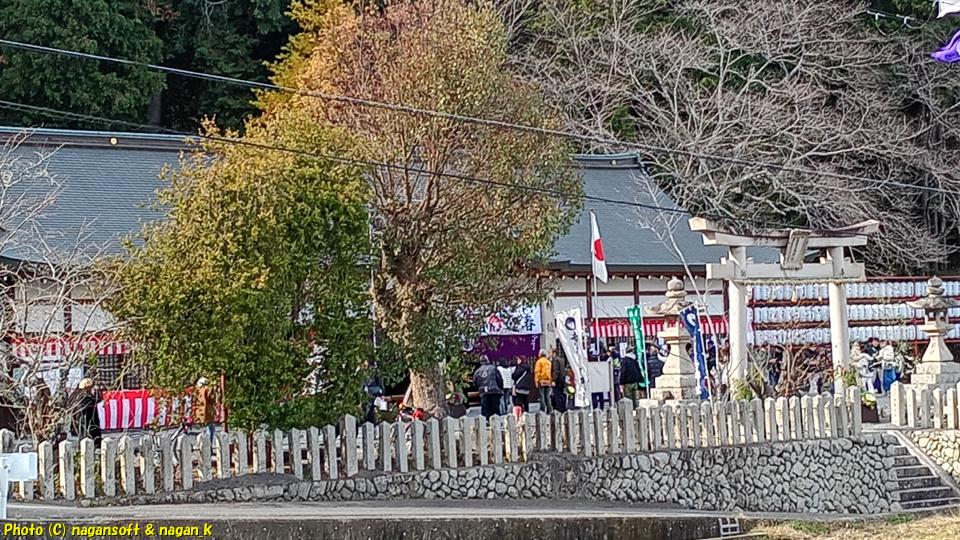 泉佐野市 意賀美神社 初詣 参拝者が行列している、2026年01月01日撮影