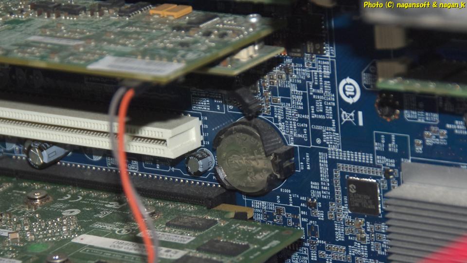 パソコンコイン電池交換 CR2032、Lenovo ThinkStation D30、2026年01月16日撮影