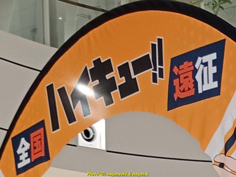 全国遠征幕、和歌山イオンモール和歌山 ハイキューのイベント。2026年02月26日撮影